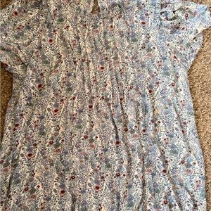 Rose & Olive Multicolor Floral Blouse